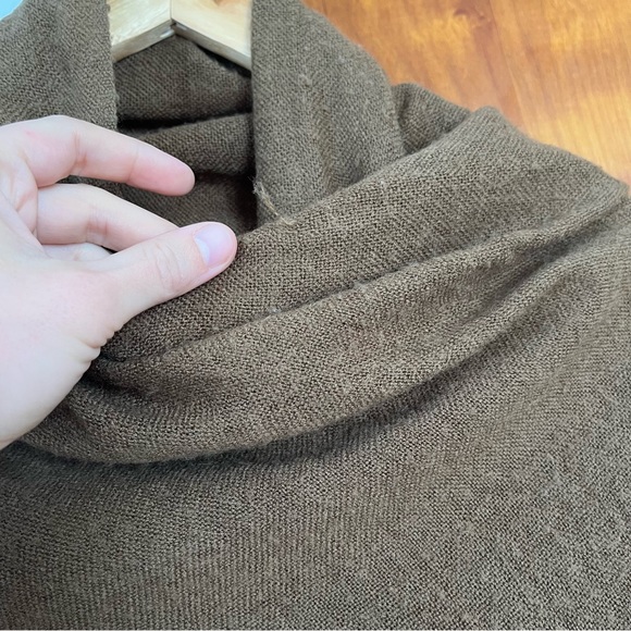 Brown boho scarf wrap - Picture 4 of 6